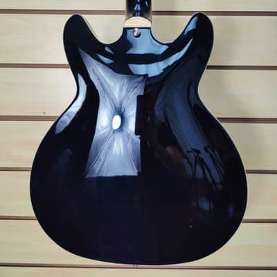 Hagstrom Tremar Viking Deluxe Electric Guitar - Gloss Black (Demo Unit) image 3