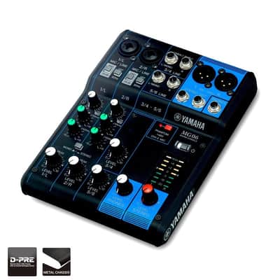 Yamaha 6-Channel Analog Mixer MG06 image 2