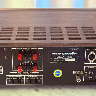 πΆβ¨ Marantz Model 1030 Stereo Amplifier β Silver Faceplate, Metal Case, Selectively Serviced, Ultrasonically Cleaned Knobs, Tested image 11