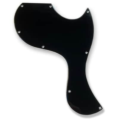 Pickguard for Gibson Custom Shop 1963 SG Junior Reissue Lightning Bar VOS w/ Wide White Edges image 6