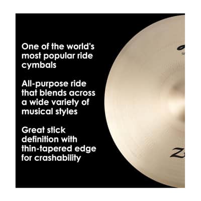 Zildjian A Series Sweet Ride Cymbal (21 Inches) image 5