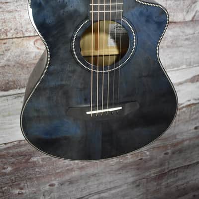 Breedlove Oregon Companion Stormy Night CE - Figured Myrtlewood 2023 - Stormy Night USA image 2