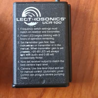 Lectrosonics 🎤 Lectrosonics UCR100 Wireless Receiver Set with LM6 Transmitter + Lavalier Microphone image 4