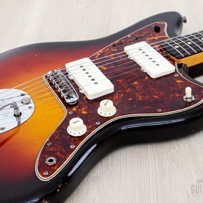 1958/1961 Fender Jazzmaster Employee Build Vintage Pre-CBS Offset Guitar Sunburst 100% Original w/ Case, Hangtag image 6