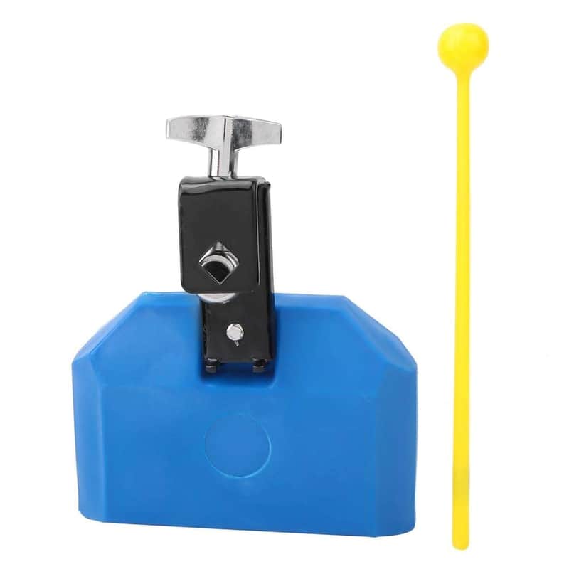 Cowbell,Plastic Cow Bell With Stick For Drum Set image 1