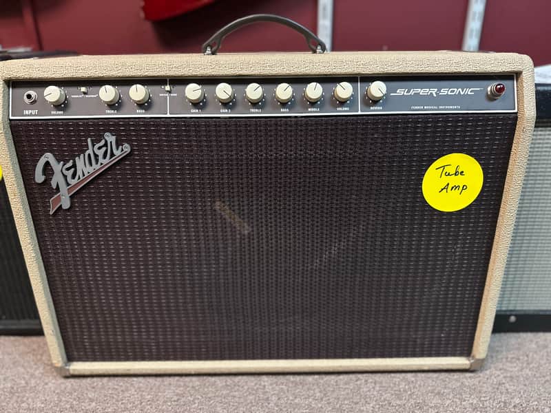 Fender Supersonic 60 Tube Guitar Combo Amp - Blonde image 1