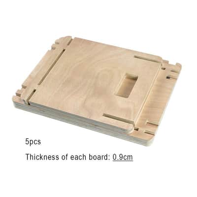 Wooden Vinyl Disc LP Record Storage Box image 7