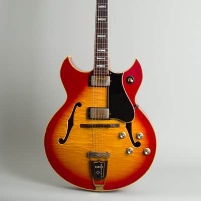 Gibson  Barney Kessel Custom Arch Top Hollow Body Electric Guitar (1966), ser. #530802, original black hard shell case. image 1