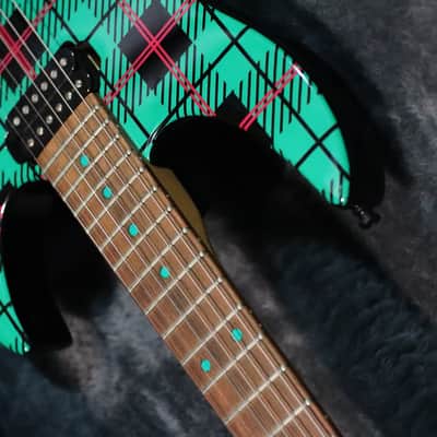 Yamaha RGZ820R Blues Saraceno 1993 Watermelon Plaid image 7