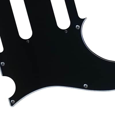 New 3 Ply Black Fits Fender Telecaster Double ST Single Coil Guitar Pickguard image 4