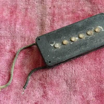 Vintage 1959 Fender PRE-CBS Jazzmaster Black Bobbin Pickup North Facing Magnet image 1