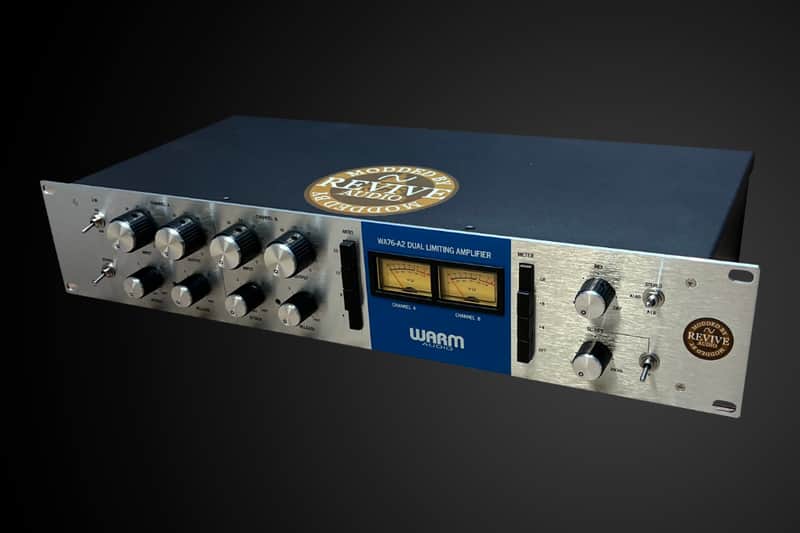 Revive Audio Modified: Warm Audio WA76-A2 Stereo FET Compressor, Blue Stripe- Huge! image 1