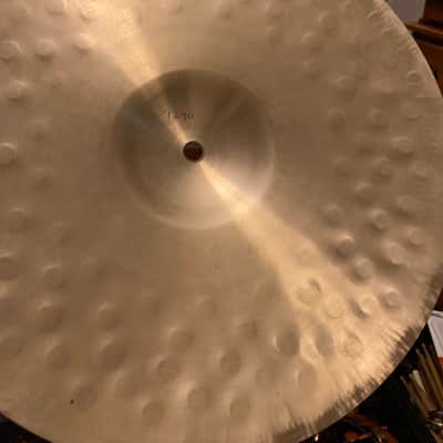 Paiste Sound Creation 14 Dark Heavy Hi Hats Cymbals 1980s                    Vintage 602 hat image 8