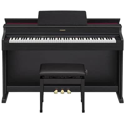 Casio AP470BK Celviano Digital Upright Piano with Bench - Black
