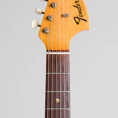 Fender  Competition Mustang Solid Body Electric Guitar (1971), ser. #306296, original grey hard shell case. image 5