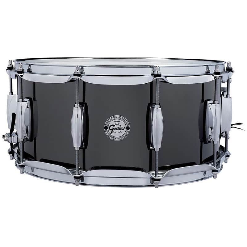 Gretsch S1-6514-BNS Full Range Series Black Nickel Over Steel 6.5x14" Snare Drum image 1