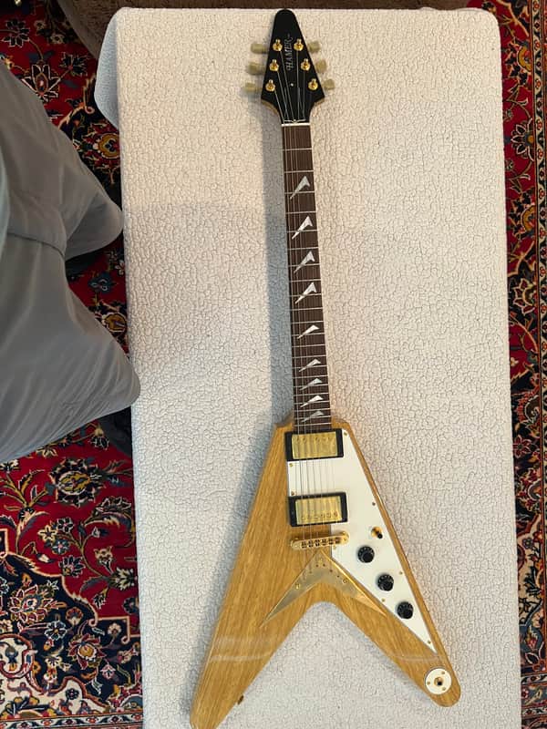 2007 Hamer USA Korina Vector Flying V Custom Shop, '58 Gibson specs image 1