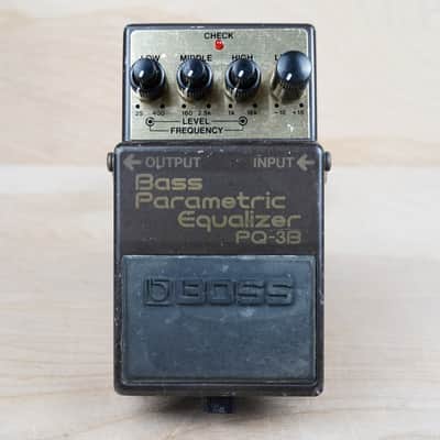Boss PQ-3B Bass Parametric Equalizer (Silver Label) 1990s Brown image 6