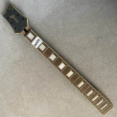 Golden Electric Guitar Maple Wood Neck, 22 Frets Rosewood Fingerboard image 1