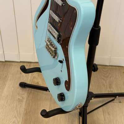 D'Angelico Premier Bedford SH with Tremolo 2021 - Sky Blue image 9