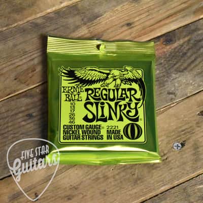 Ernie Ball P02221 Regular Slinky Guitar Strings 10-46 image 2