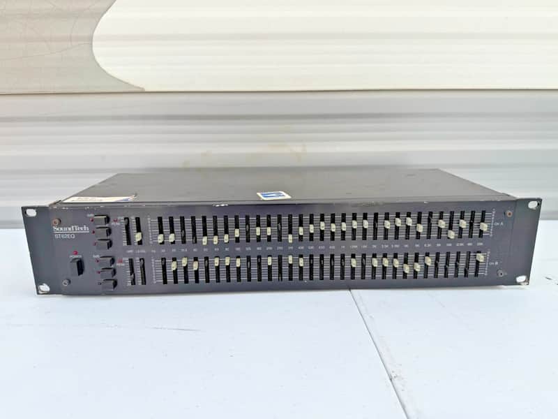 SoundTech ST-62EQ 2-Channel 1980's Equalizer image 1