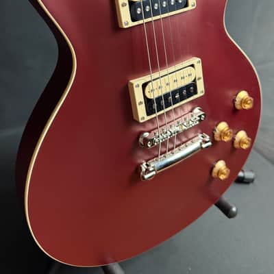 Eastman SB59/S-BR Solidbody Electric Guitar Vintage Satin Burgundy Red w/ Gig Bag image 5