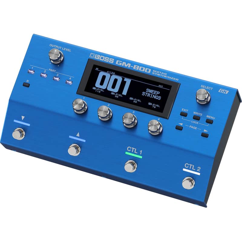 Boss GM-800 Guitar Synthesizer - 2023-Present - Blue image 1
