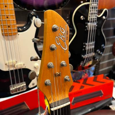 Eko AIRE RELIC Fat Strat Guitar 60s Style HSS 2023 - Fiesta Red image 3