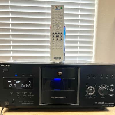 Sony DVP-CX995V 400 Disc Jumbo SACD/DVD/CD Player, HDMI, Component w/ Remote; Tested image 1