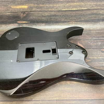2008 Ibanez Prestige RG2450MZ Body Galaxy Black HSH Made in Japan image 13