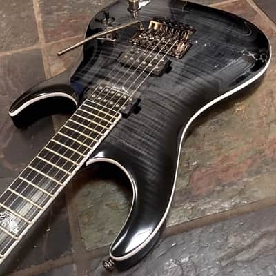 Washburn Parallaxe PXS20FRTBB Trans Black Flame Top Electric Guitar w/Floyd Rose Demo Video Inside image 3