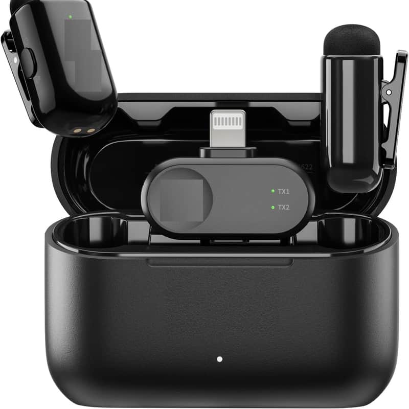 Unbranded Mini Wireless Lavalier Microphone for iPhone iPad wi...