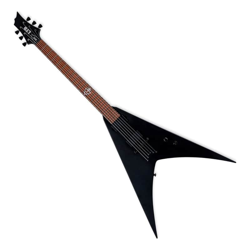 ESP LTD HEX-200 Nergal Electric Guitar Black Satin B-Stock image 1