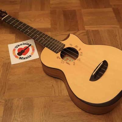 aNueNue Super Lani Spruce top Koa Cutaway Slot head Tenor Ukulele 3101 image 5