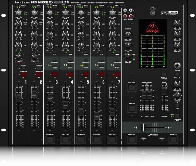 Behringer Pro Mixer DX2000USB 7-channel DJ Mixer with USB Interface image 1