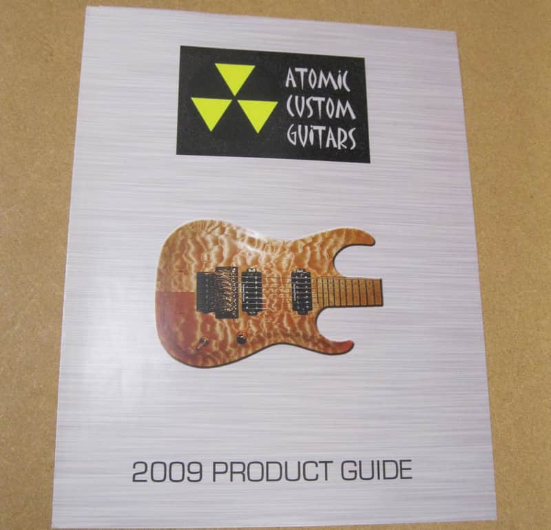 Atomic Custom Guitars Product Guide 2009 image 1