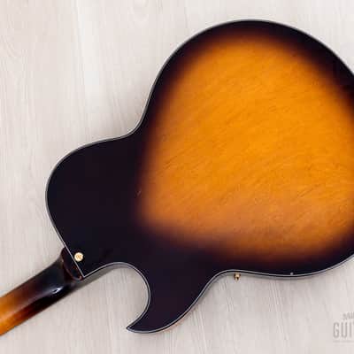 1990 Greco RS-90 Clear Sound Project Vintage Semi-Hollow ES-Style Guitar Sunburst, Japan Fujigen image 15