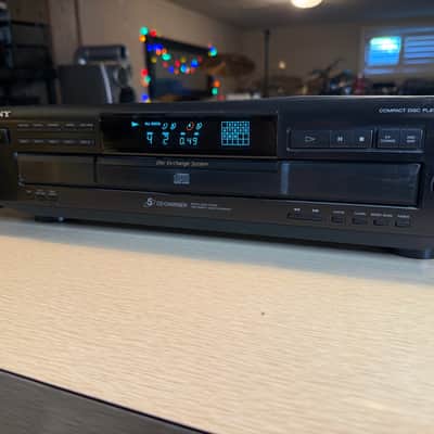 Sony CDP-CE235 CD Changer 5 Compact Disc Player Vintage HiFi Black - SERVICED image 3