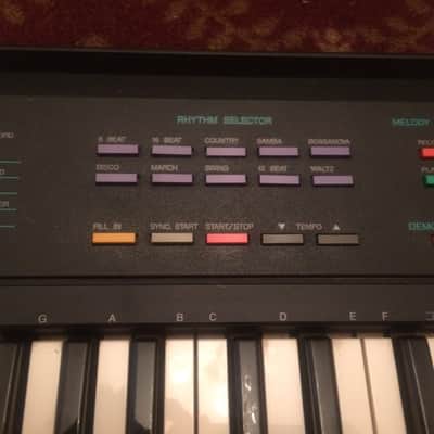 Yamaha PSR-6 1980s Black/Retro image 3