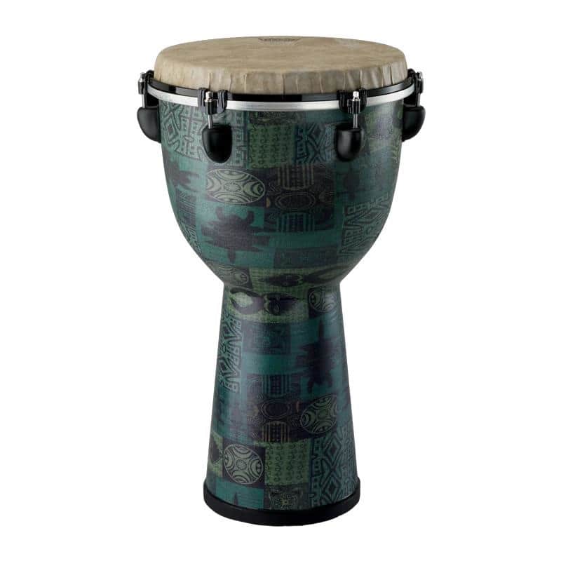 REMO LREMDJ611232 [Apex Djembe Drum - Green Kinte, 12 inch] image 1