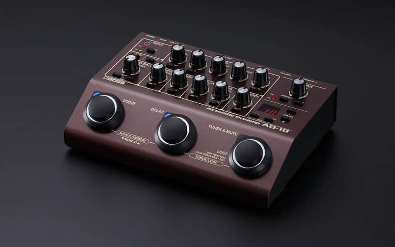 Boss AD-10 Acoustic Preamp 2017 - Present - Brown (Brand New) image 1