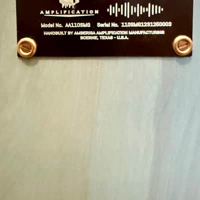 Amberisa Amplification Handwired Guitar Speaker Cabinet - Model: AA110SMG 2025 - Vintage Blue image 9