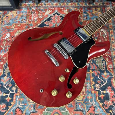 Yamaha SA700 Semi Hollowbody ES335 Type 1981 Persimmon Red image 1