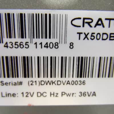 Crate Taxi Limo Street Busk Guitar Amp/PA 50 Watt 2 channel 10 TX50DB TX50 TX50D Battery Portable image 8