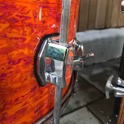 Ludwig New Yorker 1960s Mod Orange Drum Kit image 8