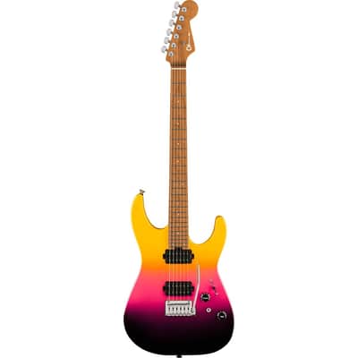 Charvel Charvel Pro-Mod DK24 HH 2PT CM Electric Guitar, Caramelized Maple Fingerboard, Bubblegum Pink image 5