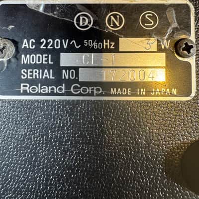 Boss CE-1 Chorus Ensemble - Vintage 220V (1978, Original MN3002 BBD, Serial #172004) image 3
