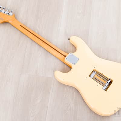1996 Fender Custom Edition Yngwie Malmsteen Stratocaster ST72-140YM Yellow White w/ Dimarzio, Case & Hangtag, Japan MIJ image 14