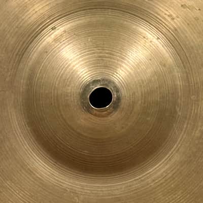 13" Zildjian A 1940s-50s Trans Stamp THIN Hi-Hat Cymbal Pair 466g/472g image 12